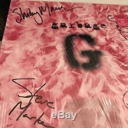 SIGNED x4 Garbage Vinyl Shirley Manson Duke Erikson Butch Vig Pulp Oasis Nirvana