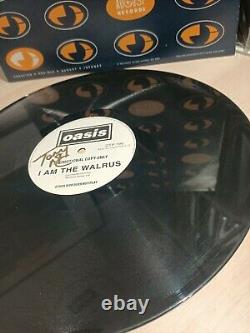 SIGNEDOasis I Am The Walrus 12 Vinyl PROMO Gallagher Grail Liam Noel