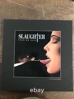 SLAUGHTER Fear No Evil The Definitive Edition VINYL AUTOGRAPHED SIGNED /500 3LP