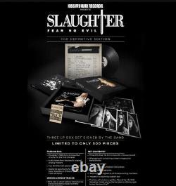 SLAUGHTER Fear No Evil The Definitive Edition VINYL AUTOGRAPHED SIGNED /500 3LP