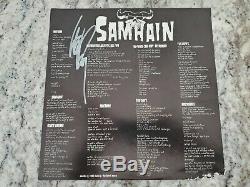 Samhain Initium Signed 1st Press Vinyl Large Rings Hellbent Labels Orig Insert