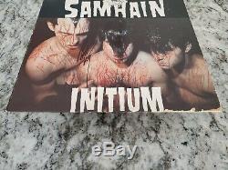 Samhain Initium Signed 1st Press Vinyl Large Rings Hellbent Labels Orig Insert