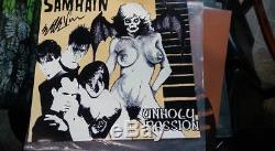 Samhain Unholy Passion (VINYL) RARE PLAN 9, signed by Eerie Von -Misfits, Danzig