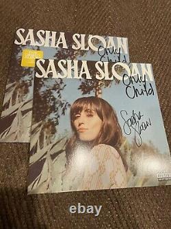 Sasha Sloan Signed Autograph Only Child Vinyl Record Album Yellow