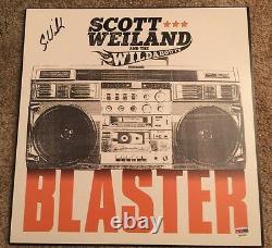 Scott Weiland & the Wildabouts SIGNED LP Album PSA #Y90568 Vinyl Auto Blender