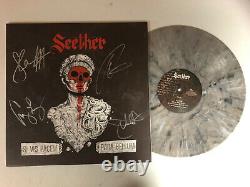 Seether Autographed Signed Si Vis Pacem Grey Vinyl Lp Album Jsa Coa # Jj30484