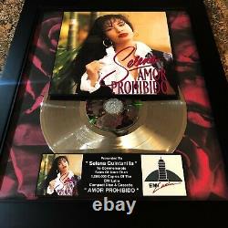 Selena Quintanilla (AMOR PROHIBIDO) CD LP Record Vinyl Autographed Signed