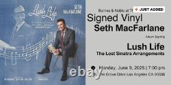 Seth MacFarlane Autographed Signed Lush Life Vinyl Pre-Order