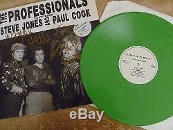 Sex Pistols/the Professionals Rare Signed Ltd Edition Numbered Green Vinyl Lp