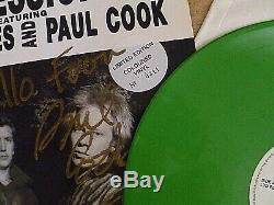 Sex Pistols/the Professionals Rare Signed Ltd Edition Numbered Green Vinyl Lp