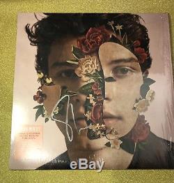 Shawn Mendes Signed LP Pink Colored Vinyl UO Exclusive Sold Out Rare Autograph