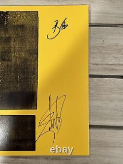 Shinedown REAL SIGNED Attention Attention Yellow Record Vinyl