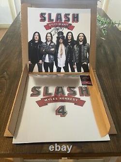 Ships Same Day Slash 4 Vinyl Lp Signed Lithograph Autographed Guns And Roses