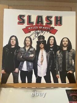 Ships Same Day Slash 4 Vinyl Lp Signed Lithograph Autographed Guns And Roses