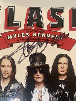 Ships Same Day Slash 4 Vinyl Lp Signed Lithograph Autographed Guns And Roses