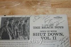 Shut Down Volume 2 by The Beach Boys T 2027. Signed Copy