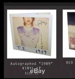 Signed 1989 (Vinyl LP) Taylor Swift Autographed