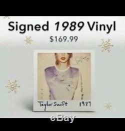 Signed 1989 (Vinyl LP) Taylor Swift Autographed