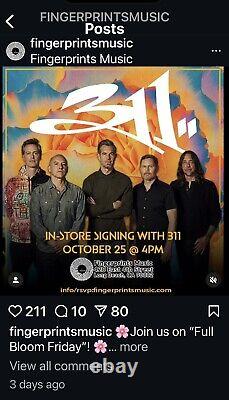 Signed 311 Autographed Full Bloom Album Vinyl