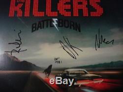 Signed Autographed The Killers Battleborn 2 Lp Record Set Red Color Vinyl