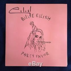 Signed Billie Eilish 7 Record Vinyl Party Favors Autographed PINK