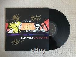 Signed Blink 182 California Vinyl