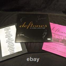 Signed Deftones B-Sides and Rarities 2 LP Vinyl Record with Heaven Setlist
