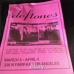 Signed Deftones B-Sides and Rarities 2 LP Vinyl Record with Heaven Setlist