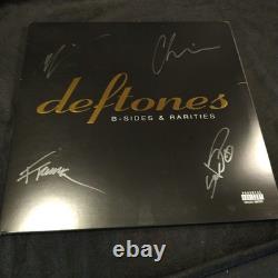 Signed Deftones B-Sides and Rarities 2 LP Vinyl Record with Heaven Setlist