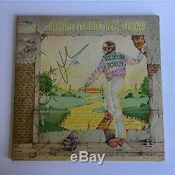Signed Elton John Goodbye Yellow Brick Road Vinyl