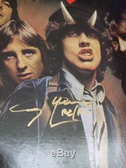 Signed In Gold Paint Marker Ac DC Ac/dc Highway To Hell Vinyl Lp Beautiful