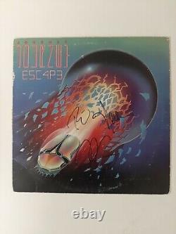Signed Journey Escape Cover and Vinyl Record Double signed JSA COA