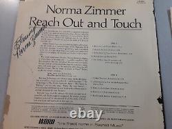 Signed Norma Zimmer Reach Out And Touch LP Vinyl Record