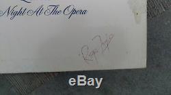 Signed Queen A Night At The Opera Vinyl Record full band autographed