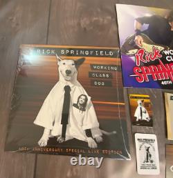 Signed Rick Springfield Working Class Dog Deluxe Box Set cd bookpictot dvd vinyl