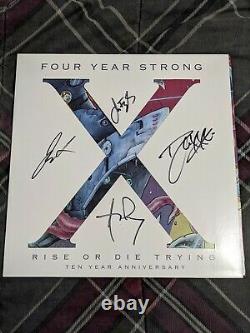 Signed Rise or Die Trying 10 year anniversary Vinyl(with bonus) Four Year Strong