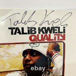 Signed TALIB KWELI Quality 2002 VINYL LP HIP HOP Rawcus Record Album AUTOGRAPHED