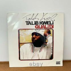 Signed TALIB KWELI Quality 2002 VINYL LP HIP HOP Rawcus Record Album AUTOGRAPHED