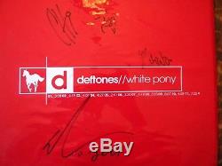 Signed-autograph- Mint Promo Deftones Lp- White Pony-red Vinyl-pro A-100174
