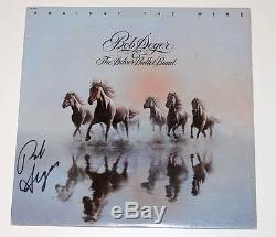 Singer Bob Seger Signed Authentic Against The Wind Vinyl Record Album Coa Proof