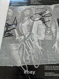 Skid Row vinyl, signed by whole band