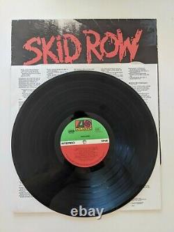 Skid Row vinyl, signed by whole band