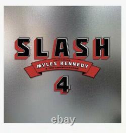 Slash 4 Vinyl Lp Signed Lithograph Autographed Guns And Roses Sold Out Rare