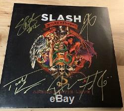 Slash Band Signed Vinyl Lp Apocalyptic Love Autographed