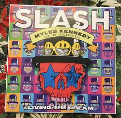 Slash Signed Living The Dream Vinyl LP Record Guns N' Roses Record Autographed