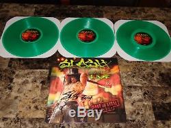 Slash Signed Made In Stoke Live Triple Colored Vinyl LP Record Guns N' Roses COA