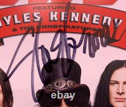 Slash Signed Myles Kennedy 4 Poster Autograph Purple New Vinyl Jsa Vv68195