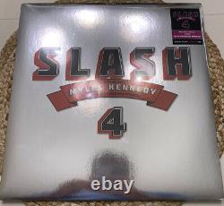 Slash Signed Myles Kennedy 4 Poster Autograph Purple New Vinyl Jsa Vv68195