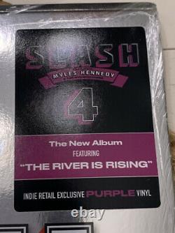 Slash Signed Myles Kennedy 4 Poster Autograph Purple New Vinyl Jsa Vv68195