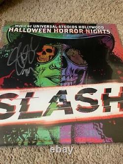 Slash Signed Universal Studios Halloween Horror Nights Vinyl LP Exclusive AUTO